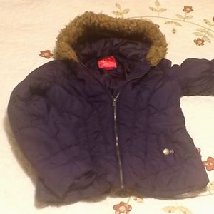 Deep Plum -- Envelope Puffer Coat